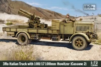IBG Models 72099 3Ro Ital.Truck w/ 100mm Howitzer (Cassone 2) 1/72