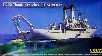 Heller 80615 Le Suroit поисковое судно Титаника 1/200