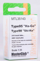 Master Club MTL-35143 Tracks for Type 95 "Ha-Go", Type98 "Shi-Ke" 1/35