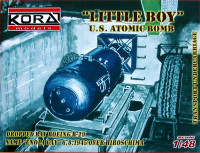 Kora Model 4807 'Little Boy' US Atomic bomb+transp.undercar. 1/48
