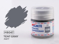 Machete M8047 Краска акриловая Tent gray (Тентовый серый, матовый) 10 мл.