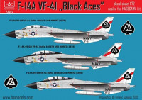 HAD 72217 Decal F-14A VF-41 Black Aces 1/72