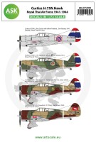 Art Scale 200-D72003 Curtiss H-75N Hawk Royal Thai Air Force 1941-1944 1/72
