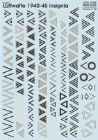 Print Scale 72486 Luftwaffe 1940-45 insignia. Winkel 1/72