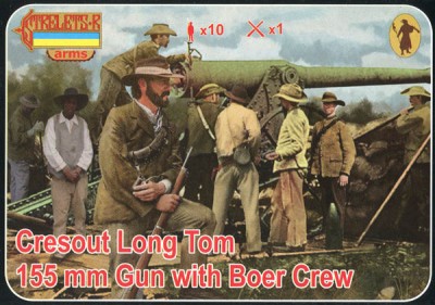 Strelets STRA014 Cresout Long Tom 155 mm with Boer Crew (Anglo-Boer War) 1/72