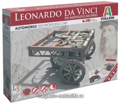 Italeri 03101 Самоходная Тележка да Винчи