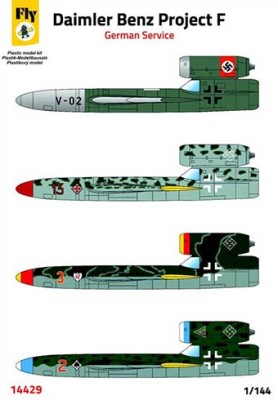 Fly model 14429 Daimler Benz Project F (German Service) 1/144