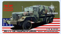 Armada Hobby N72122 M813 5-ton Truck w/ Canvas (resin kit w/PE) 1/72