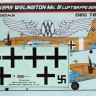 Kora Model DEC72345 V.Wellington Mk.III Luftwaffe Service декали декали 1/72