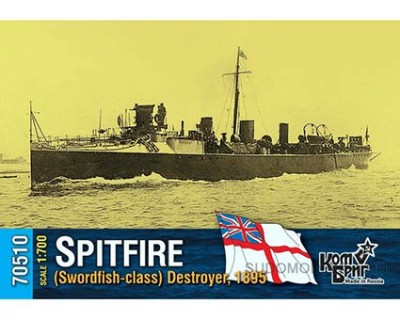 Combrig 70510 HMS Spitfire (Swordfish-class) Destroyer, 1895 1/700