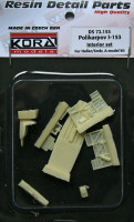 Kora Model DS72153 Polikarpov I-153 Interior set (HEL/SMER/AMOD) 1/72
