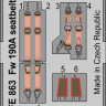 Eduard FE863 Fw 190A seatbelts STEEL 1/48