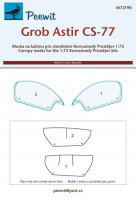 Peewit PW-M72190 1/72 Canopy mask Grob Astir CS-77 (KP)