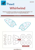 Peewit M72370 Canopy mask Whirlwind (SP.HOBBY) 1/72
