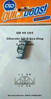 Quickboost 49184 Sikorsky SH-3 Sea King mirrors (AIRF/HAS) 1/48