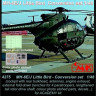 CMK 4275 MH-6E/ J/M Little Bird-conversion set for ACA 1/48