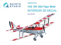 Quinta studio QD32124 DH 82A Tiger Moth (ICM) 1/32