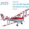 Quinta studio QD32124 DH 82A Tiger Moth (ICM) 1/32