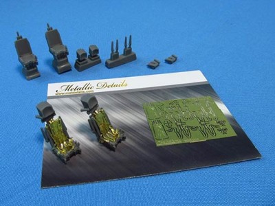 Metallic Details MDR7232 K-36D 35 Ejection seats x 2 [for the Sukhoi Su-30 Su-34 and late versions of the MiG-29] 1/72