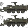 Trumpeter 07456 Stryker Engineer Squad Vehicle with Straight Obstacle Blade 1/72