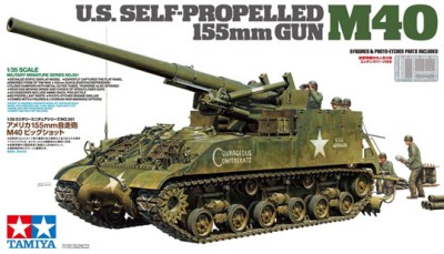 Tamiya 35351 M40 Self-Propelled 155mm Gun 1/35