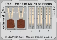 Eduard FE1416 SM.79 seatbelts STEEL (EDU) 1/48