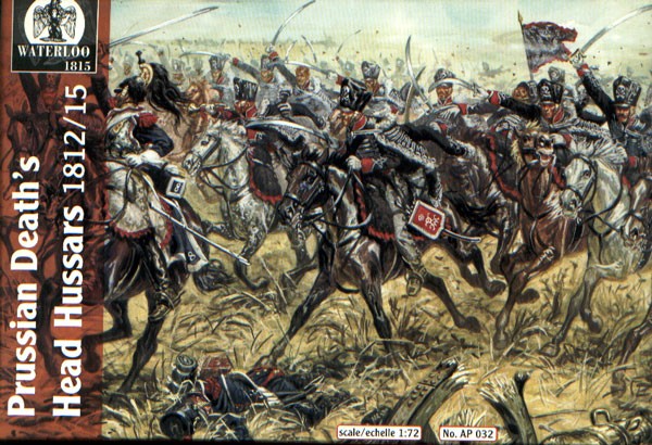 Waterloo 1815 WLAP032 Prussian Hussars of Death 1/72