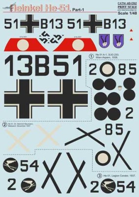 Print Scale 48-092 Не-51 Part 1 1/48