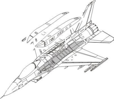 CMK 7159 F-16C Conformal Fuel Tank armament set 1/72