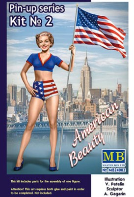 Master Box 24002 Pin-up series: Betty, 75 мм 1/24