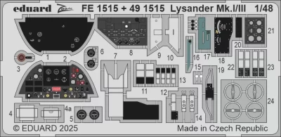 Eduard FE1515 Lysander Mk.I/III (AIRF) 1/48