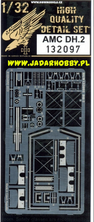 HGW 132097 AMC DH.2 Details set. 1/32