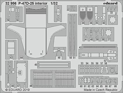 Eduard 32956 SET P-47D-25 interior (HAS)