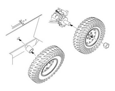 CMK 3081 Humber Mk. I Scout Car wheels set SKP/ Bronco 1/35