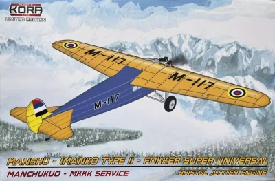 Kora Model PK72182 Nakajima-Fokker Manchukuo MKKK Service 1/72