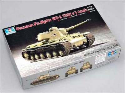 Trumpeter 07265 Немецкий Танк Pz.Kpfw KV-1 756(r) 1/72
