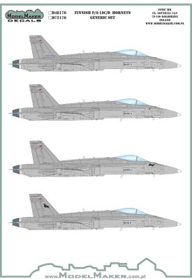 Model Maker Decals D72176 Finnish F/A-18C/D Hornets - generic set 1/72