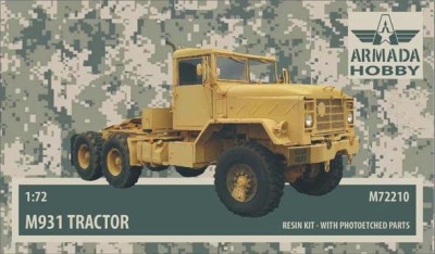 Armada Hobby M72210 M931 Tractor (resin kit &amp; PE parts) 1/72