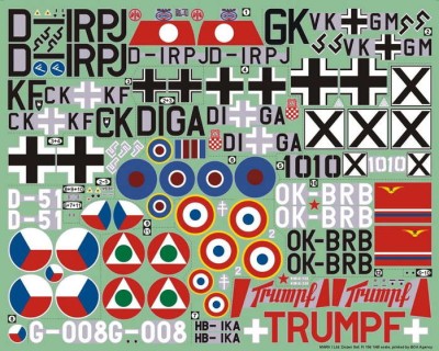 4+ Publications MKD-48004 Publ. Fi 156 colours&amp;markings (incl. decals 1/48)