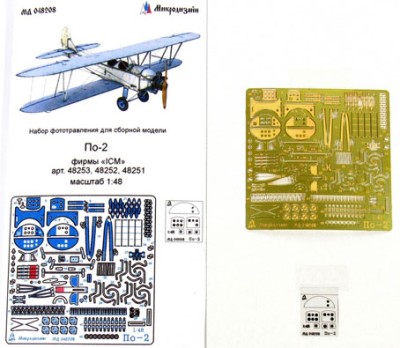 Микродизайн 048208 Фототравление По-2, ICM 1/48