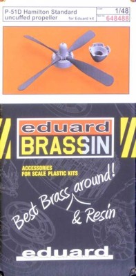 Eduard 648488 BRASSIN 1/48 P-51D Hamilton Std.uncuffed propeller