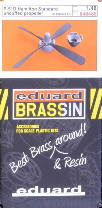 Eduard 648488 BRASSIN 1/48 P-51D Hamilton Std.uncuffed propeller