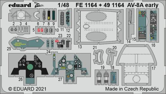 Eduard FE1164 AV-8A early (KIN) 1:48