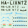 HAD 144044 Decal Li-2 MALEV (for EAST.EXPRESS kit) 1/144