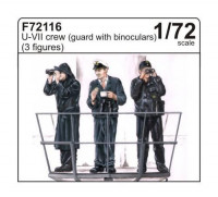 CMK F72116 U-VII crew (guard with binoculars) (3 fig. ) 1/72