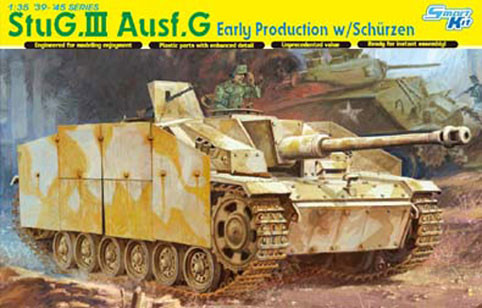 Dragon 6365 StuG III Ausf. G early prod., w/schuurzen