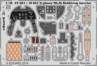 Eduard FE684 Typhoon Mk.Ib Bubbletop interior S.A.