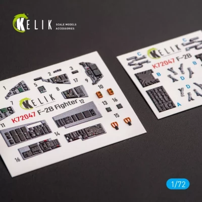 Reskit K72047 JASDF F-2B Fighter interior 3D decals (FINEM) 1/72