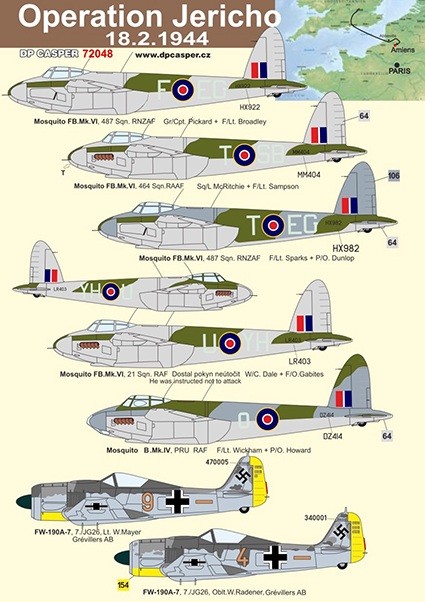 DP Casper DPC72048 Forgotten Operations; Operation Jericho 18-2-1944 1/72