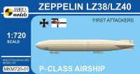 Mark 1 Models MKM-720001 1/720 Zeppelin P-class LZ38/LZ40 'First Attackers'